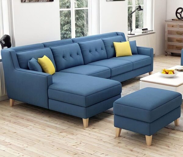 Modern L-Shaped Sofa LS002 - ركنه
